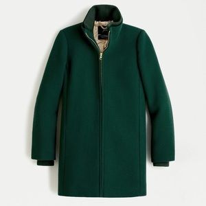 J Crew Lodge coat in Italian stadium-cloth wool